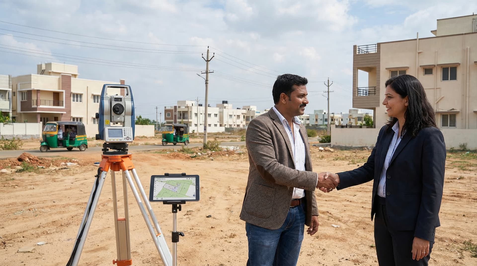 ProptInspector partner handshake at property site