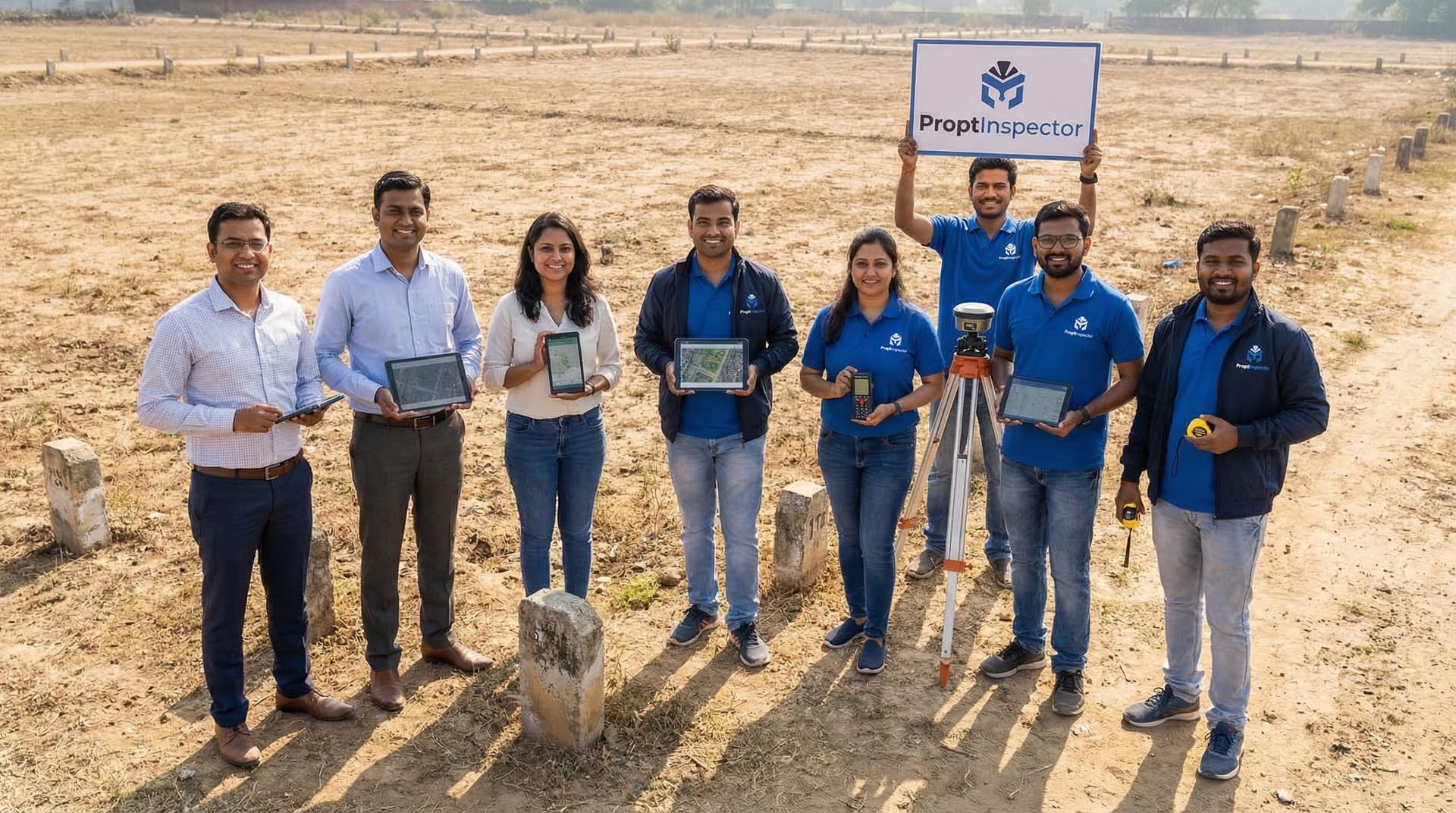 The ProptInspector team working together